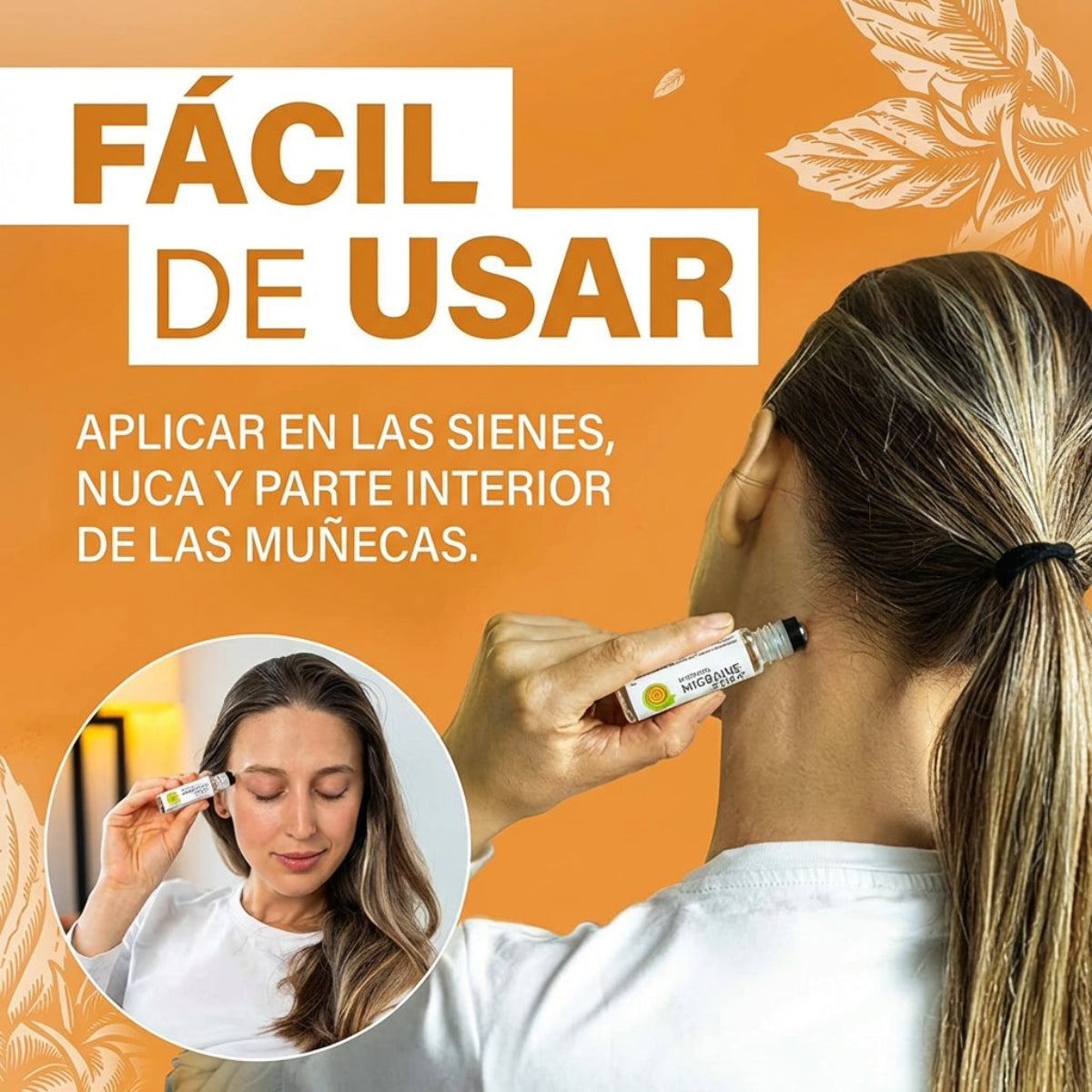 Vitarise Migrastil Stick — Roll-On de Aromaterapia para el Alivio