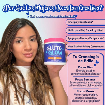 Vitarise GluteyGlow es un elixir diario 2 en 1 de belleza y bienestar