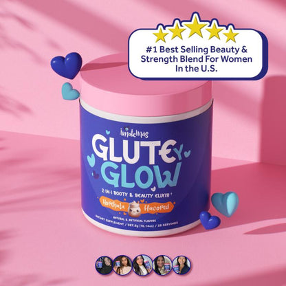 Vitarise GluteyGlow es un elixir diario 2 en 1 de belleza y bienestar