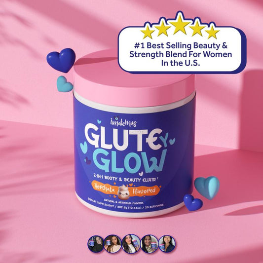 Vitarise GluteyGlow es un elixir diario 2 en 1 de belleza y bienestar